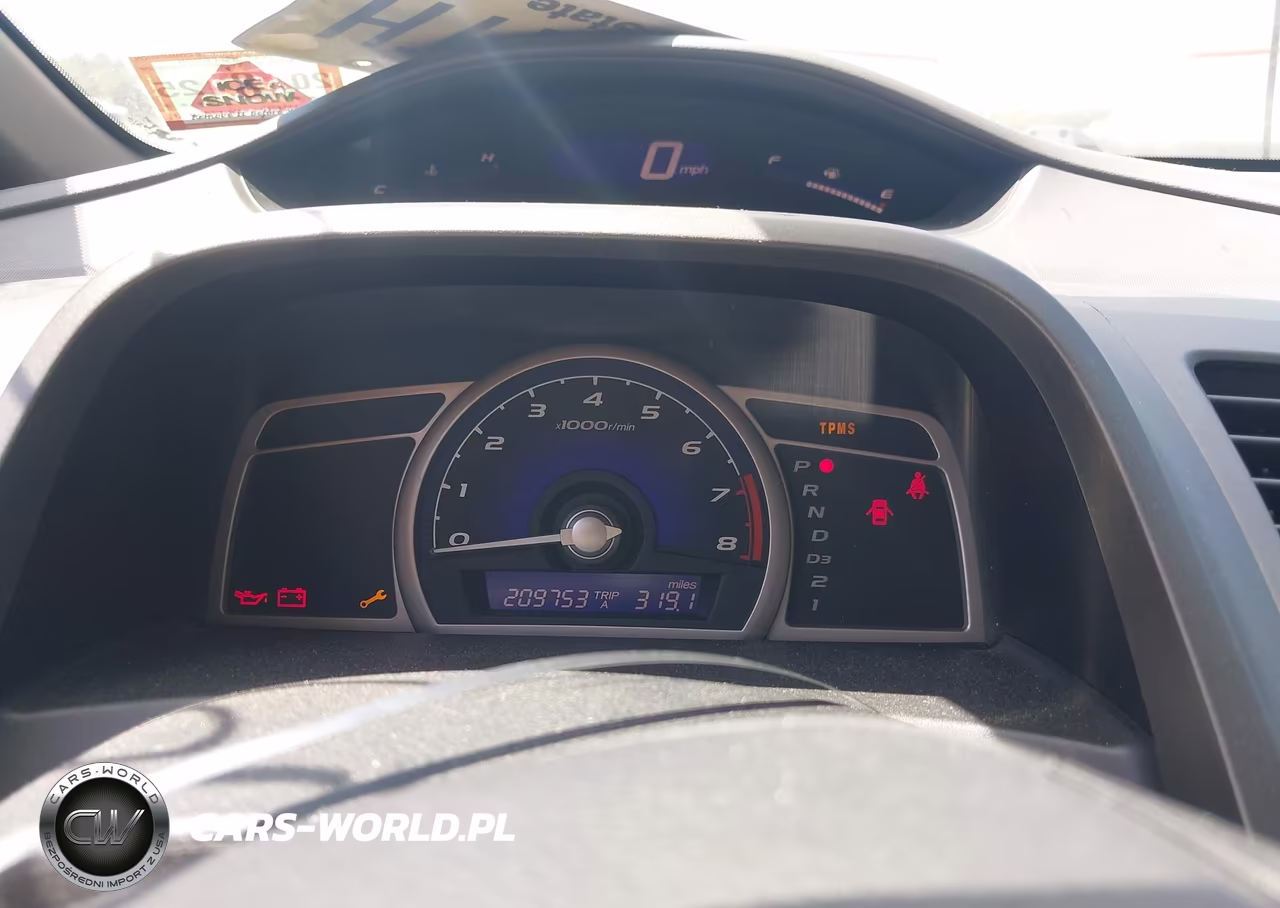 2008 Honda Civic Lx VIN:2HGFA16578H348161 - 7