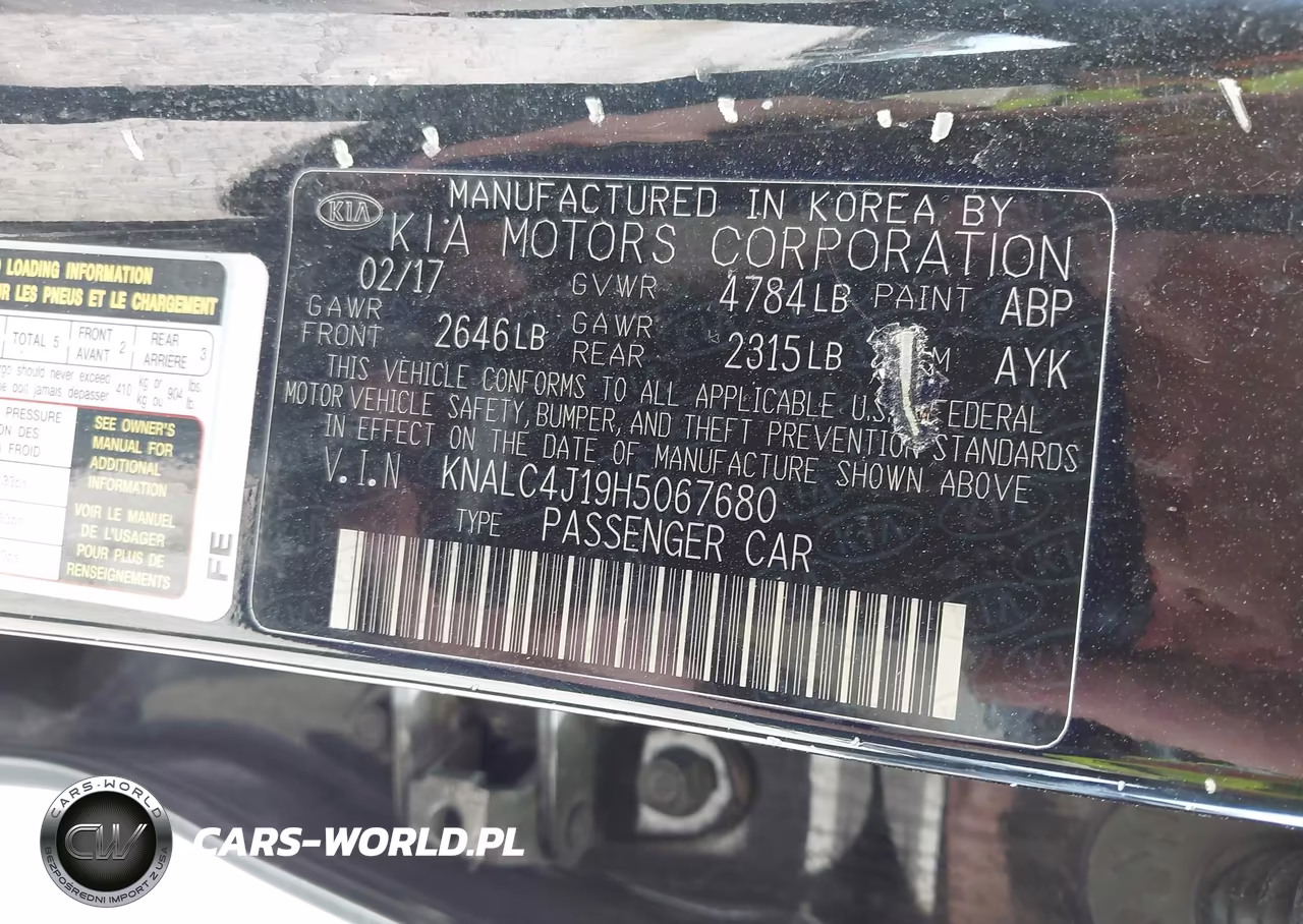2017 Kia Cadenza Technology VIN:KNALC4J19H5067680 - 9