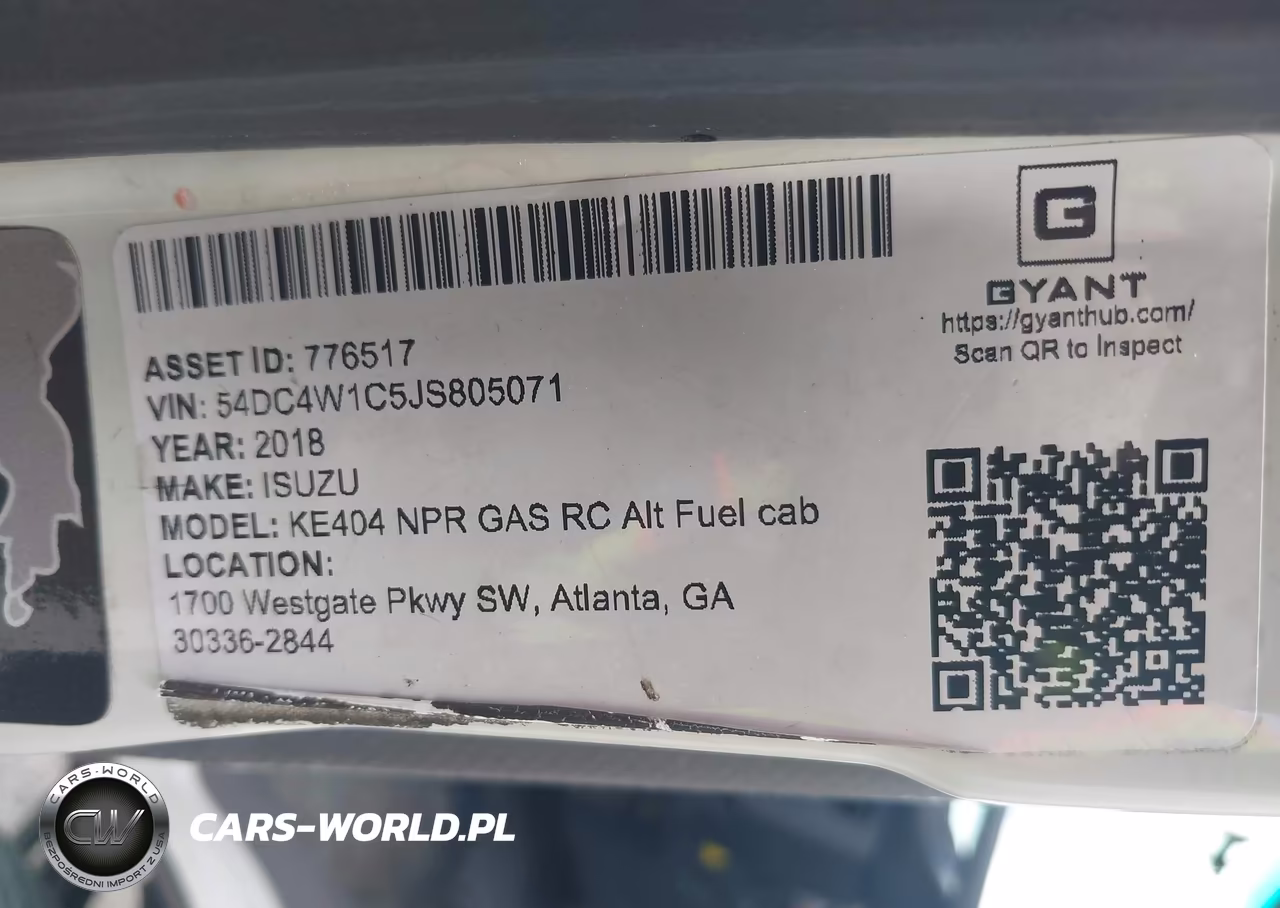2018 Isuzu Npr Hd VIN:54DC4W1C5JS805071 - 8