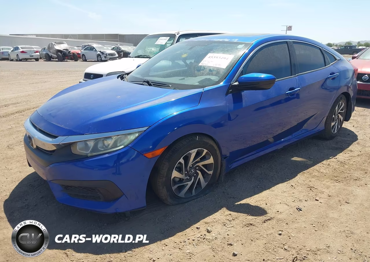 2016 Honda Civic Ex VIN:19XFC2F74GE077327 - 2