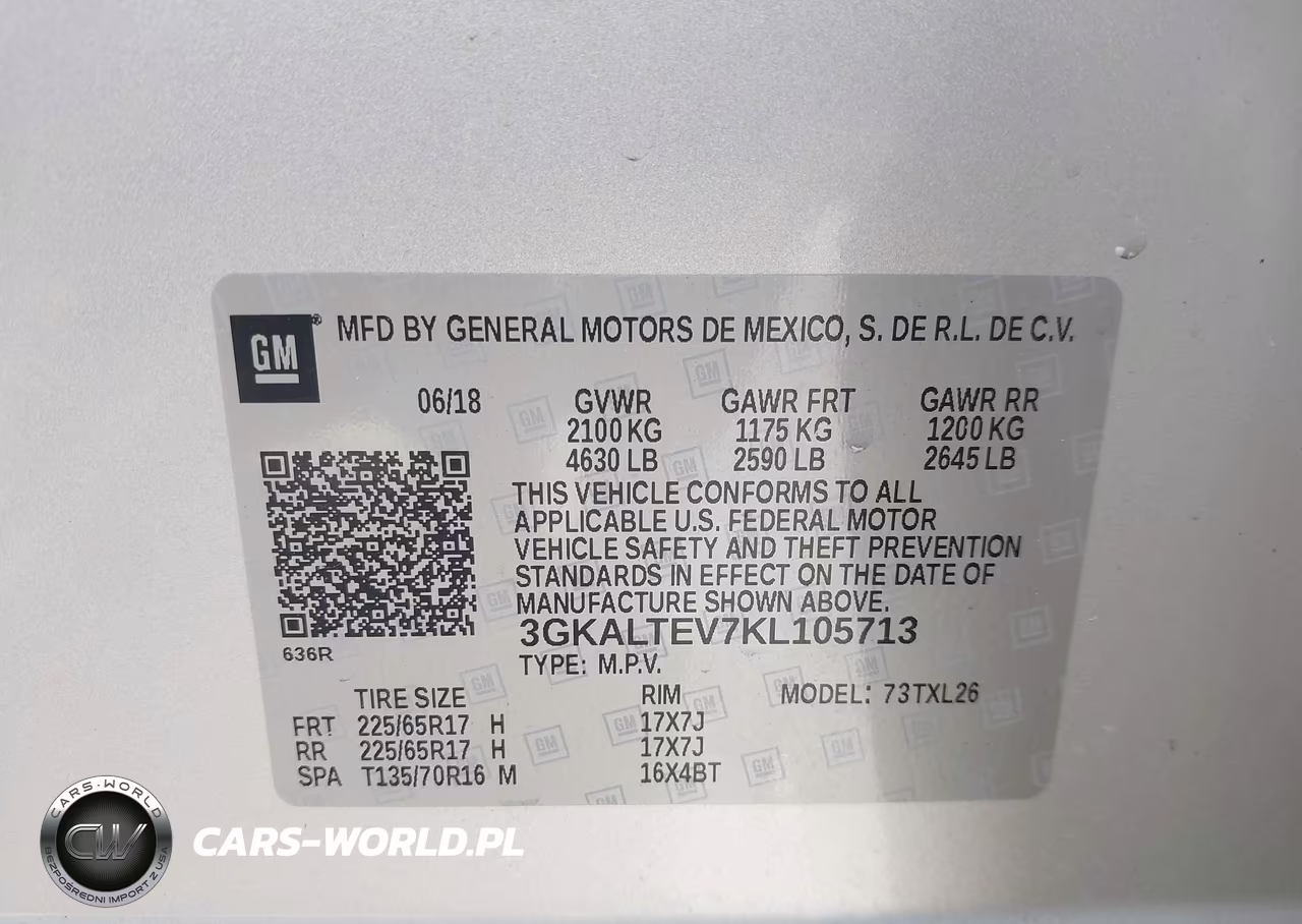2019 GMC Terrain Sle VIN:3GKALTEV7KL105713 - 9