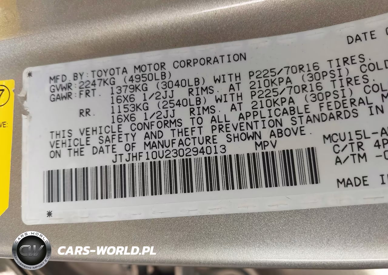 2003 Lexus Rx 300 VIN:JTJHF10U230294013 - 9