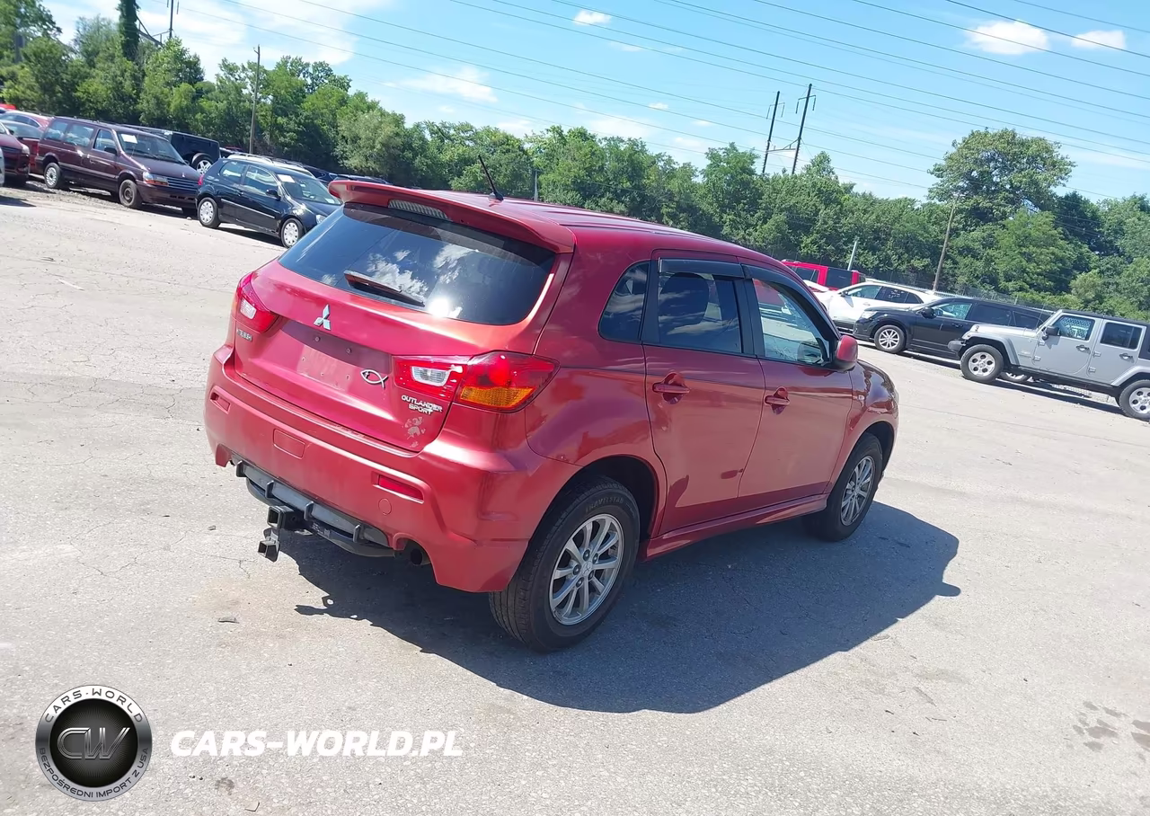 2011 Mitsubishi Outlander Sport Es VIN:JA4AP3AU5BZ019381 - 4