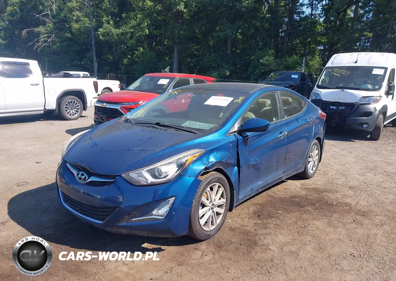 2015 Hyundai Elantra Se VIN:KMHDH4AE9FU320930 - 2
