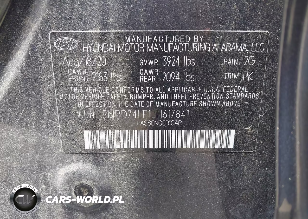 2020 Hyundai Elantra Se VIN:5NPD74LF1LH617841 - 9