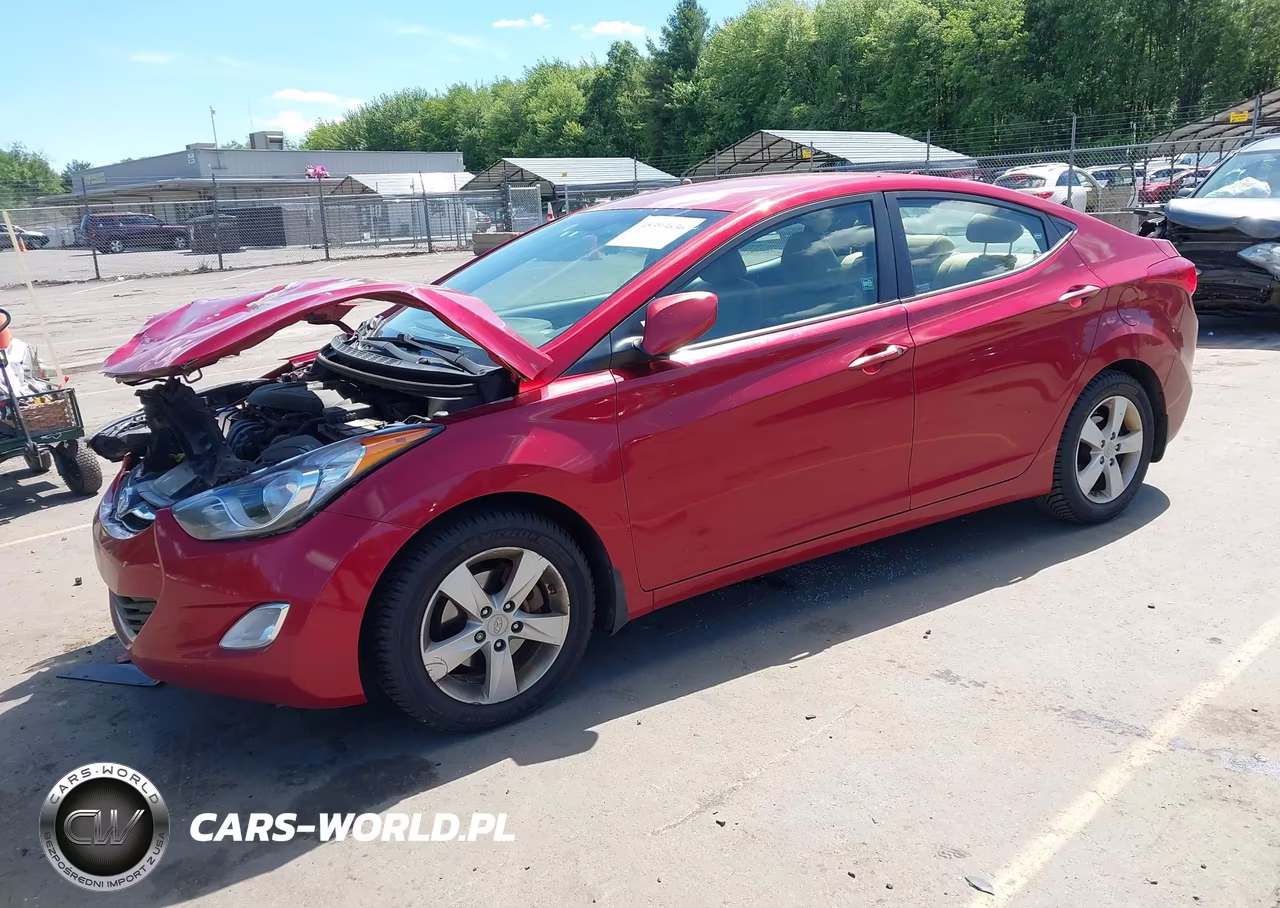 2012 Hyundai Elantra Gls (Ulsan Plant) VIN:KMHDH4AE1CU461292 - 2