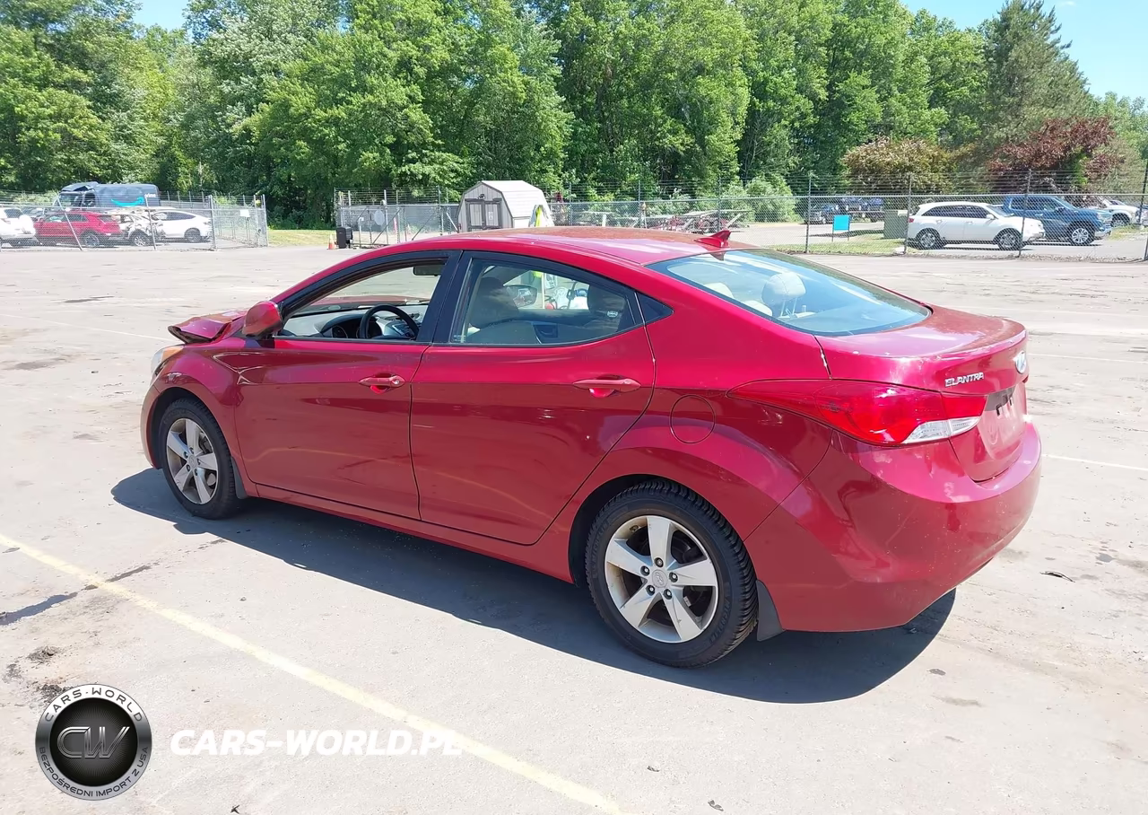 2012 Hyundai Elantra Gls (Ulsan Plant) VIN:KMHDH4AE1CU461292 - 3