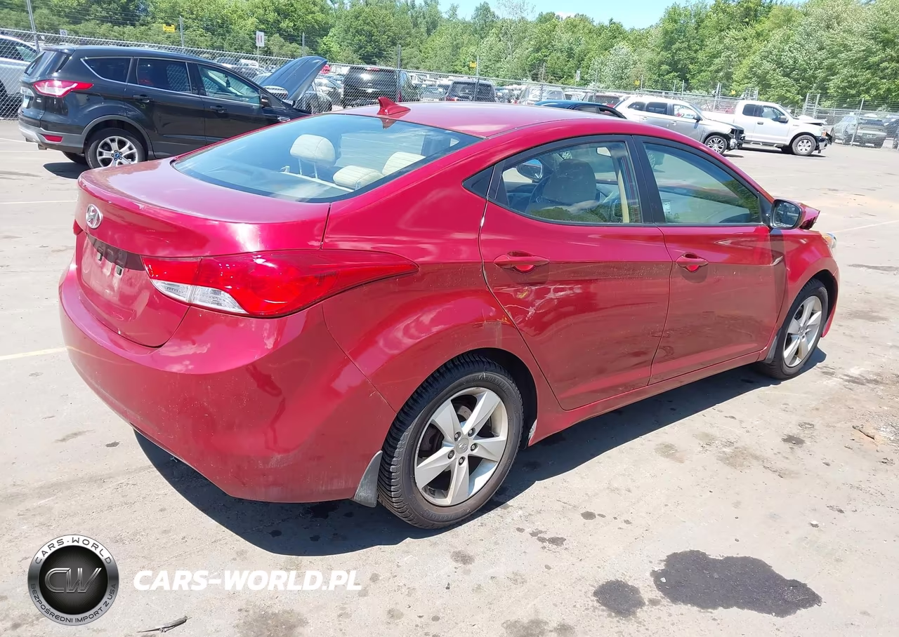2012 Hyundai Elantra Gls (Ulsan Plant) VIN:KMHDH4AE1CU461292 - 4