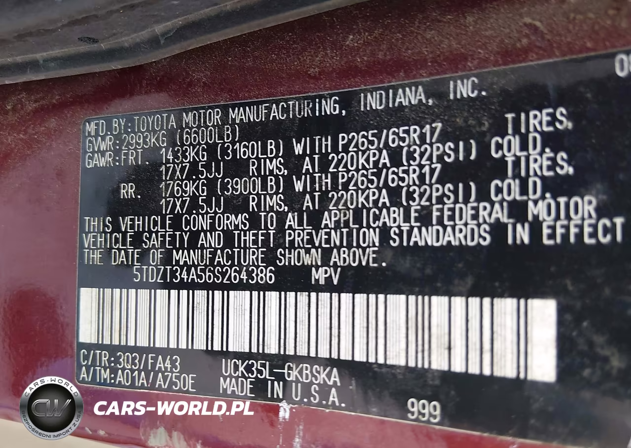2006 Toyota Sequoia Sr5 V8 VIN:5TDZT34A56S264386 - 9