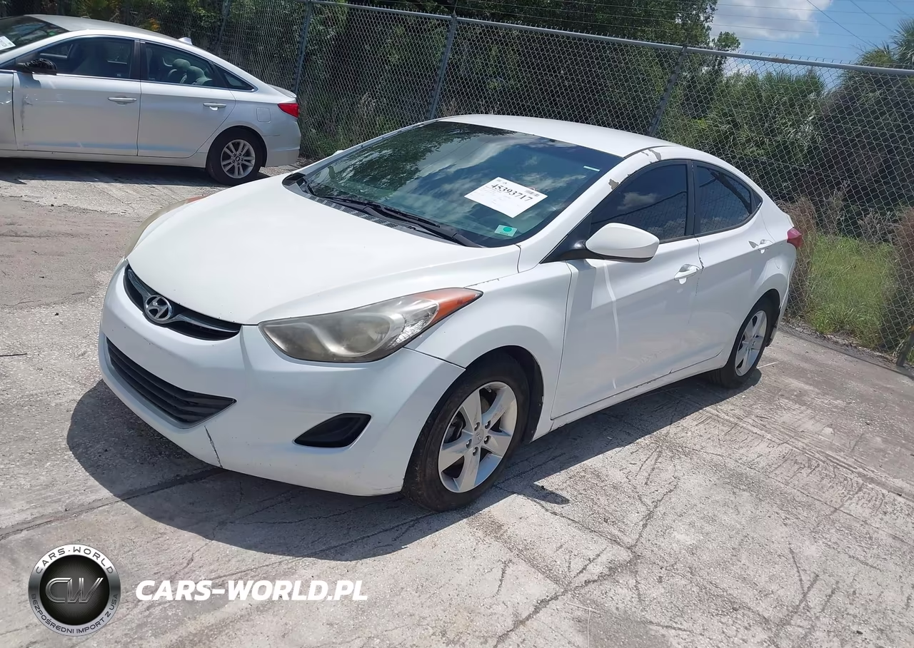 2013 Hyundai Elantra Gls VIN:5NPDH4AE5DH373541 - 2