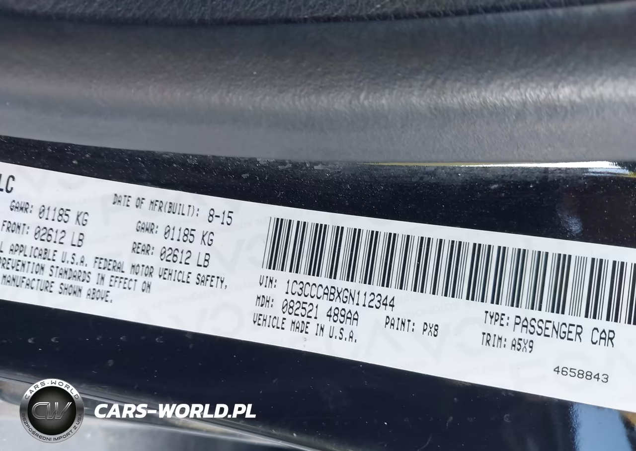 2016 Chrysler 200 Limited VIN:1C3CCCABXGN112344 - 9