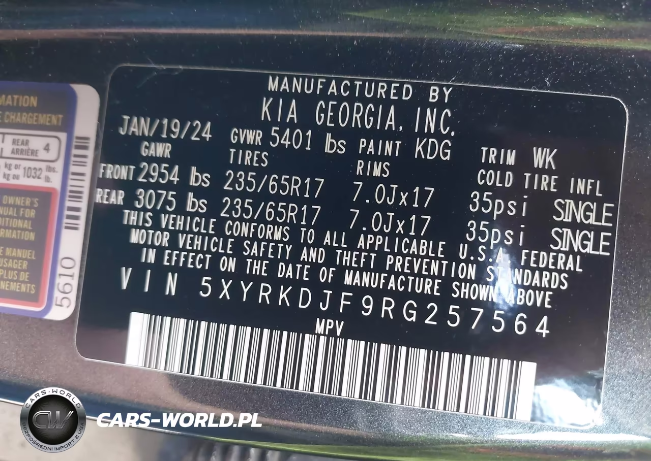 2024 Kia Sorento Sx-X-Line Sx Prestige-X-Pro Sx Prestige VIN:5XYRKDJF9RG257564 - 9