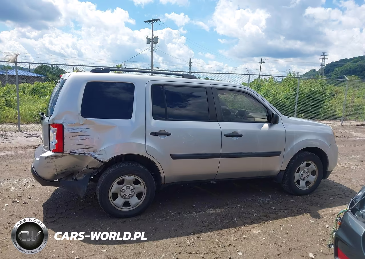 2013 Honda Pilot Lx VIN:5FNYF4H28DB079293 - 13