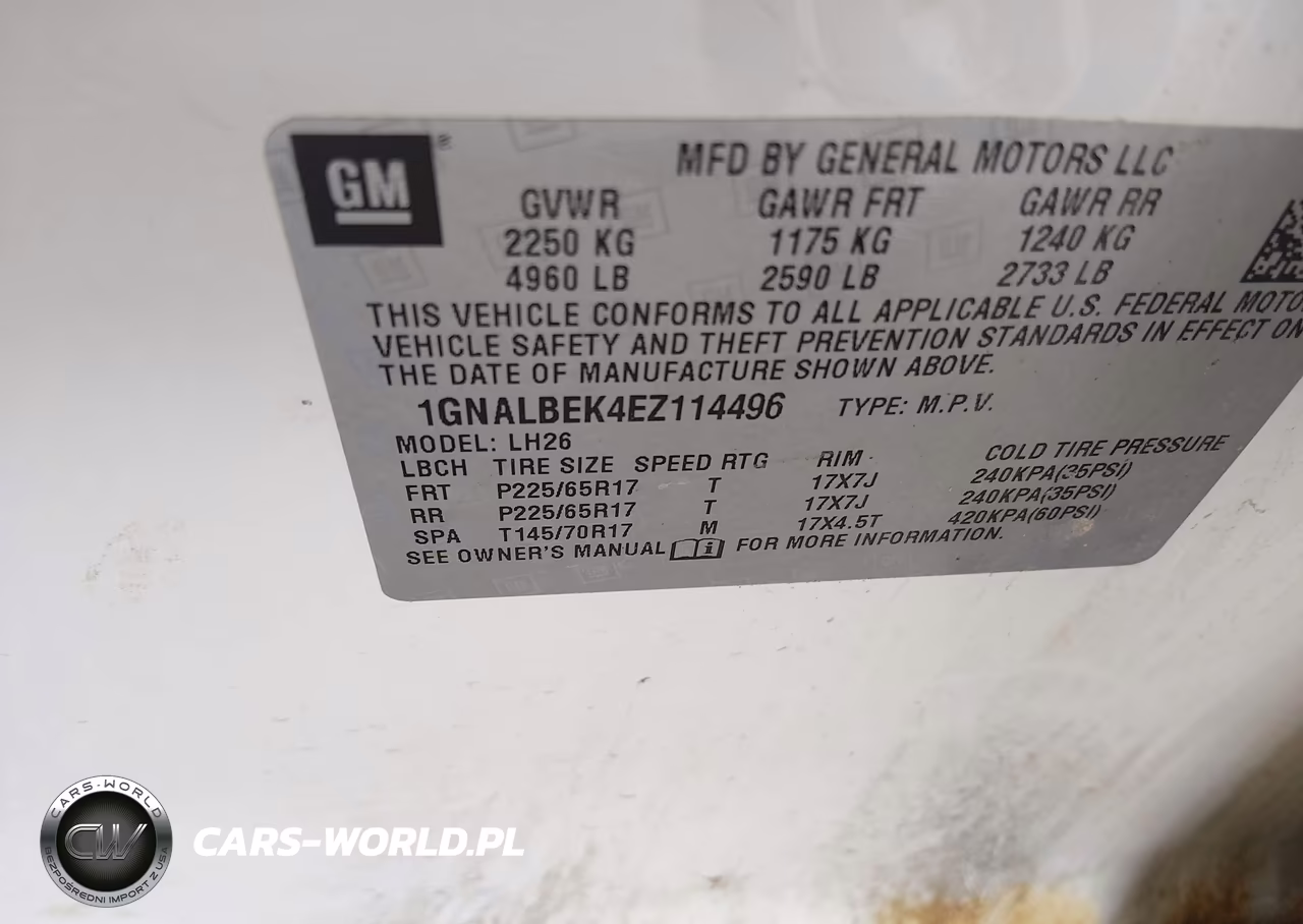 2014 Chevrolet Equinox Lt VIN:1GNALBEK4EZ114496 - 9