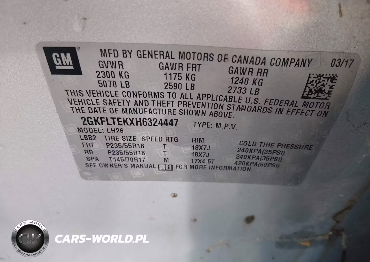 2017 GMC Terrain Sle-2 VIN:2GKFLTEKXH6324447 - 9