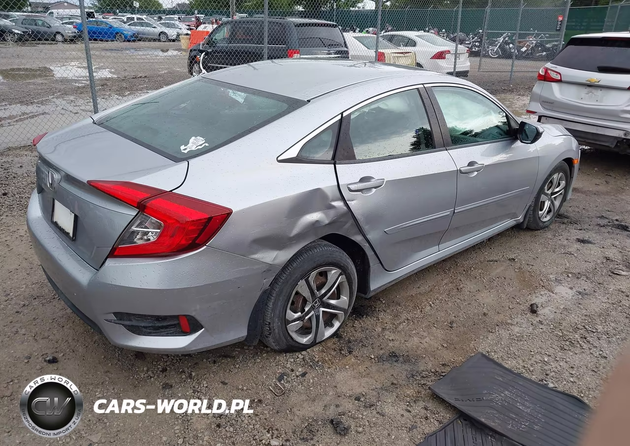 2017 Honda Civic Lx VIN:19XFC2F51HE008272 - 4