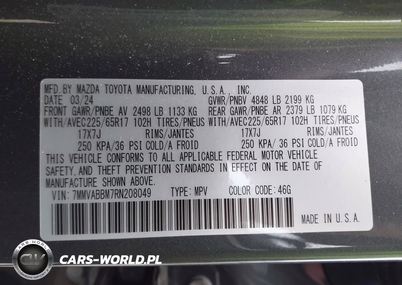 2024 Mazda Cx-50 2.5 S Preferred VIN:7MMVABBM7RN208049 - 9