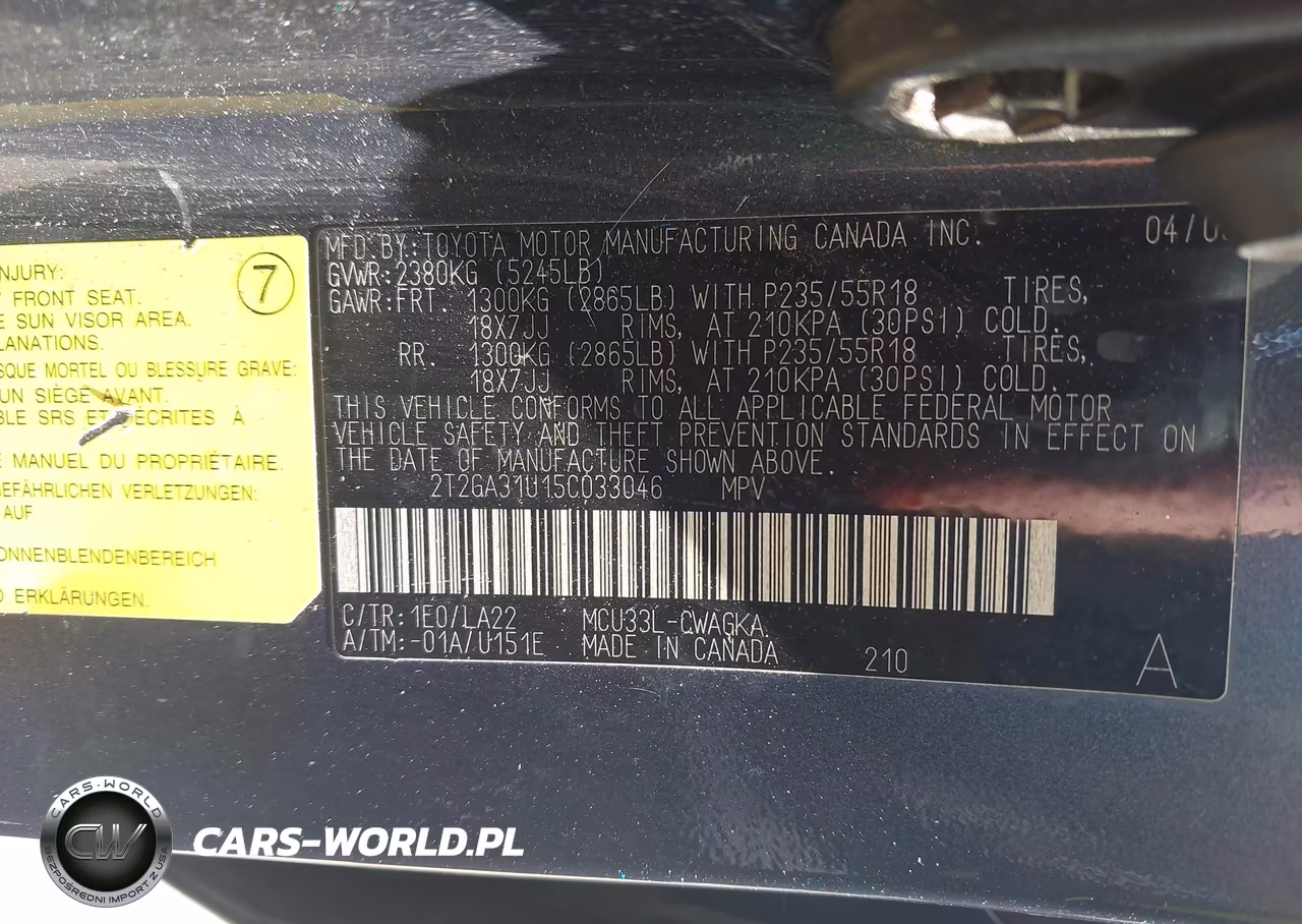 2005 Lexus Rx 330 VIN:2T2GA31U15C033046 - 9
