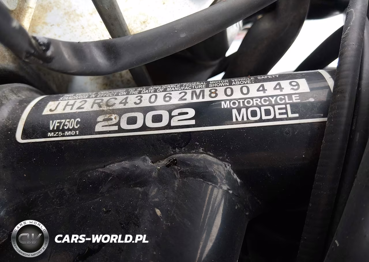 2002 Honda Vf750 C VIN:JH2RC43062M800449 - 10