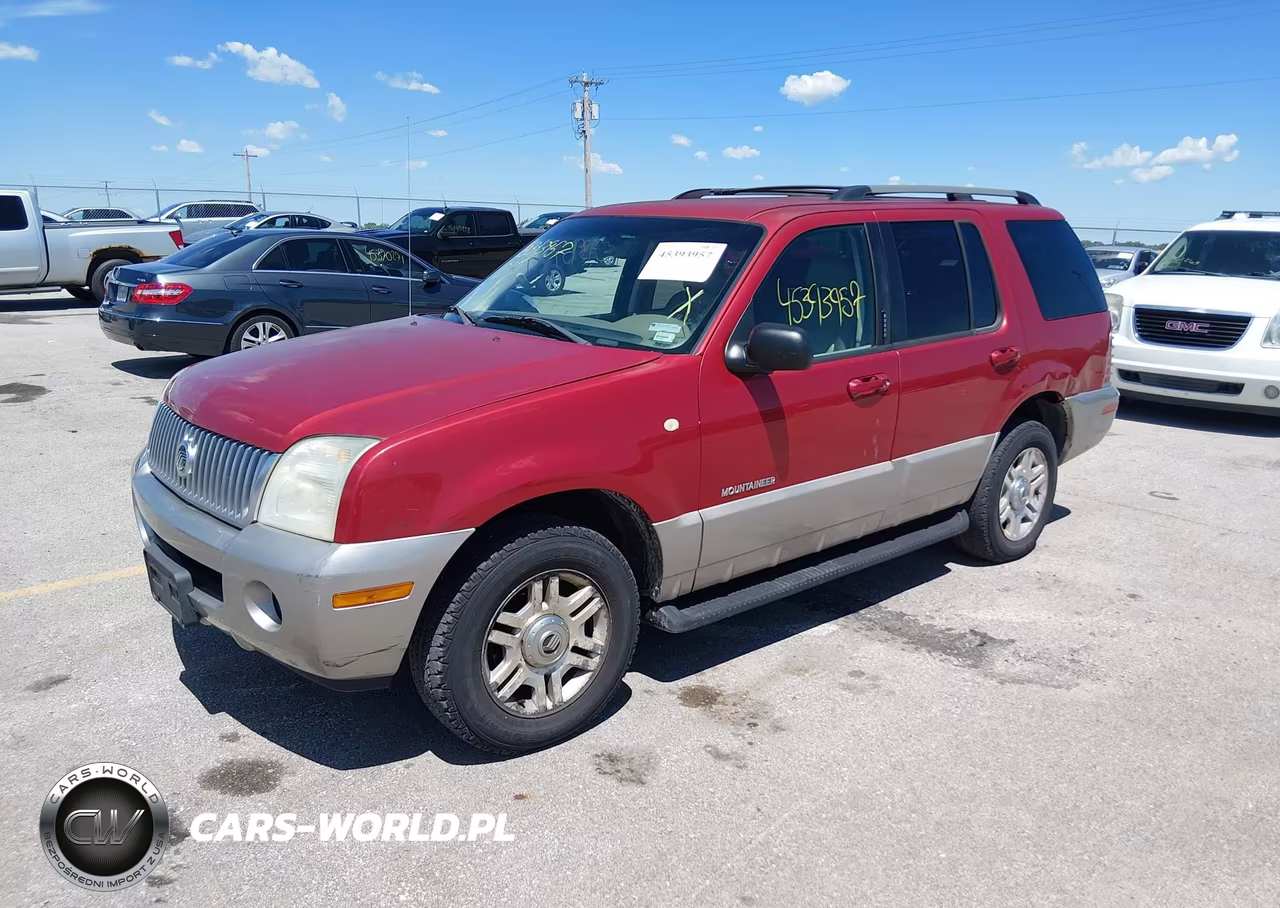 2002 Mercury Mountaineer VIN:4M2ZU86W82UJ38235 - 2