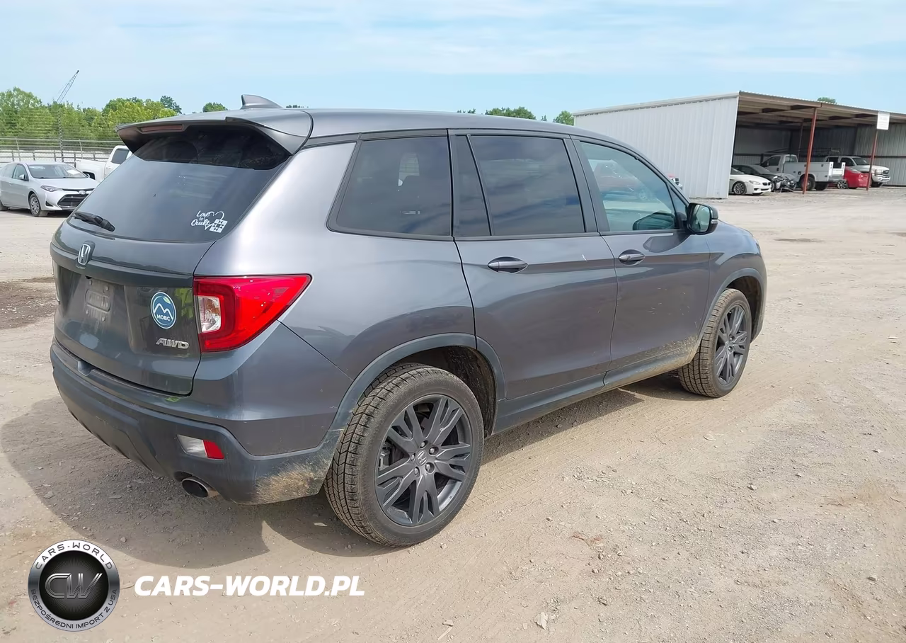 2021 Honda Passport Awd Ex-L VIN:5FNYF8H55MB027248 - 4