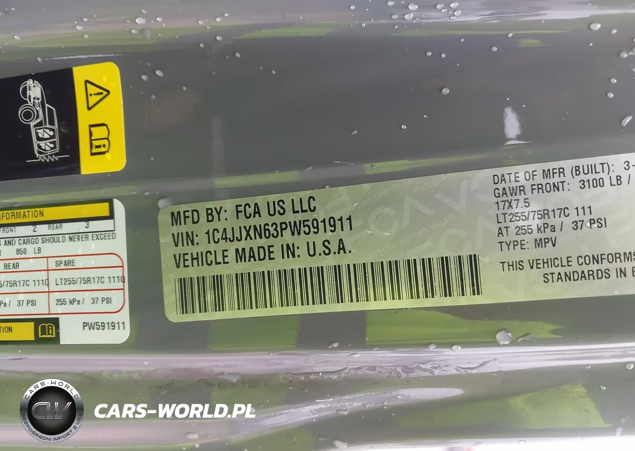 2023 Jeep Wrangler 4Xe 4X4 VIN:1C4JJXN63PW591911 - 9