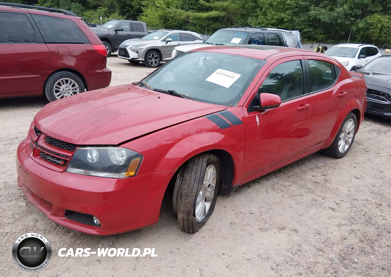 2012 Dodge Avenger R-T VIN:1C3CDZBG0CN313190 - 2
