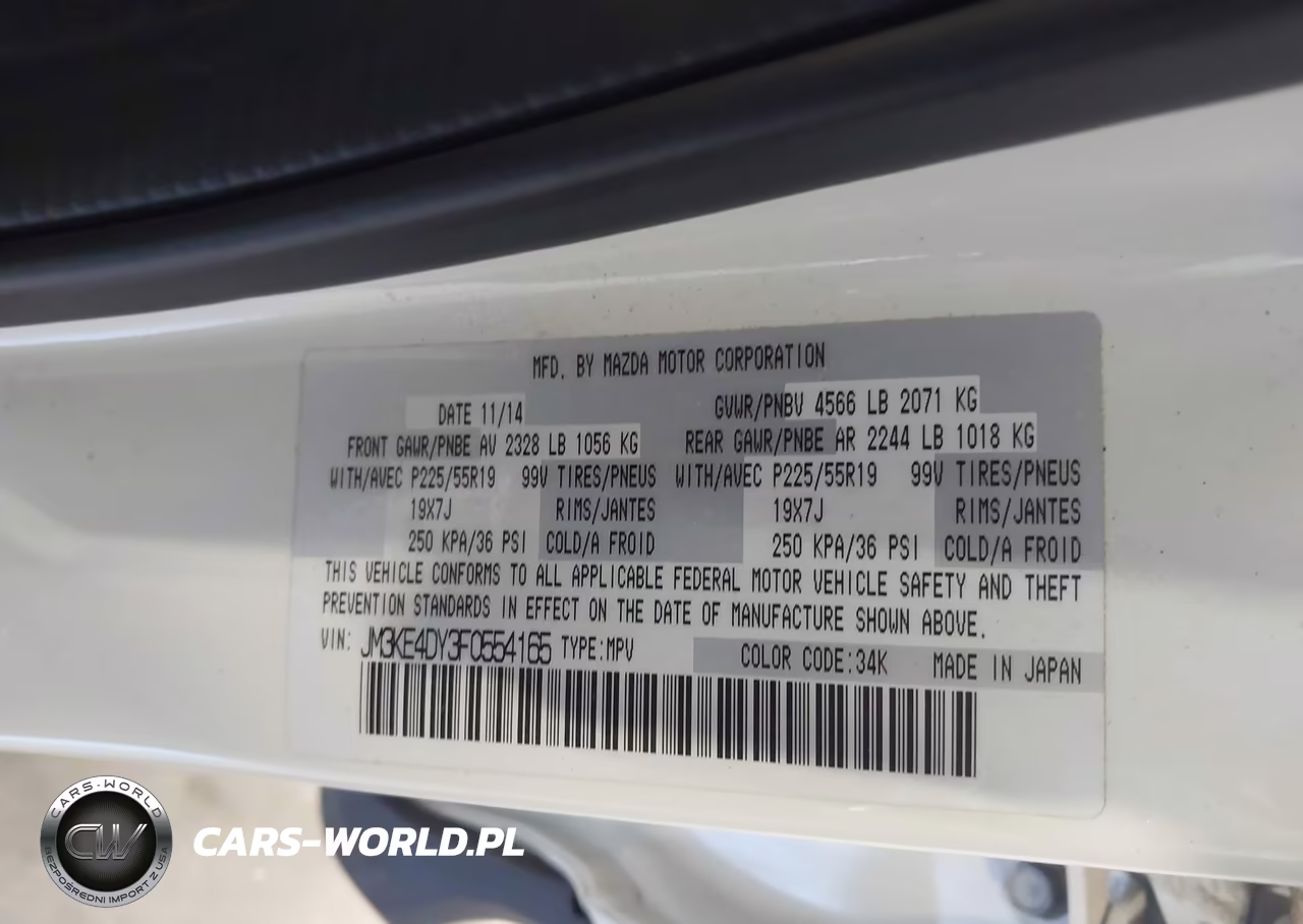 2015 Mazda Cx-5 Grand Touring VIN:JM3KE4DY3F0554165 - 9