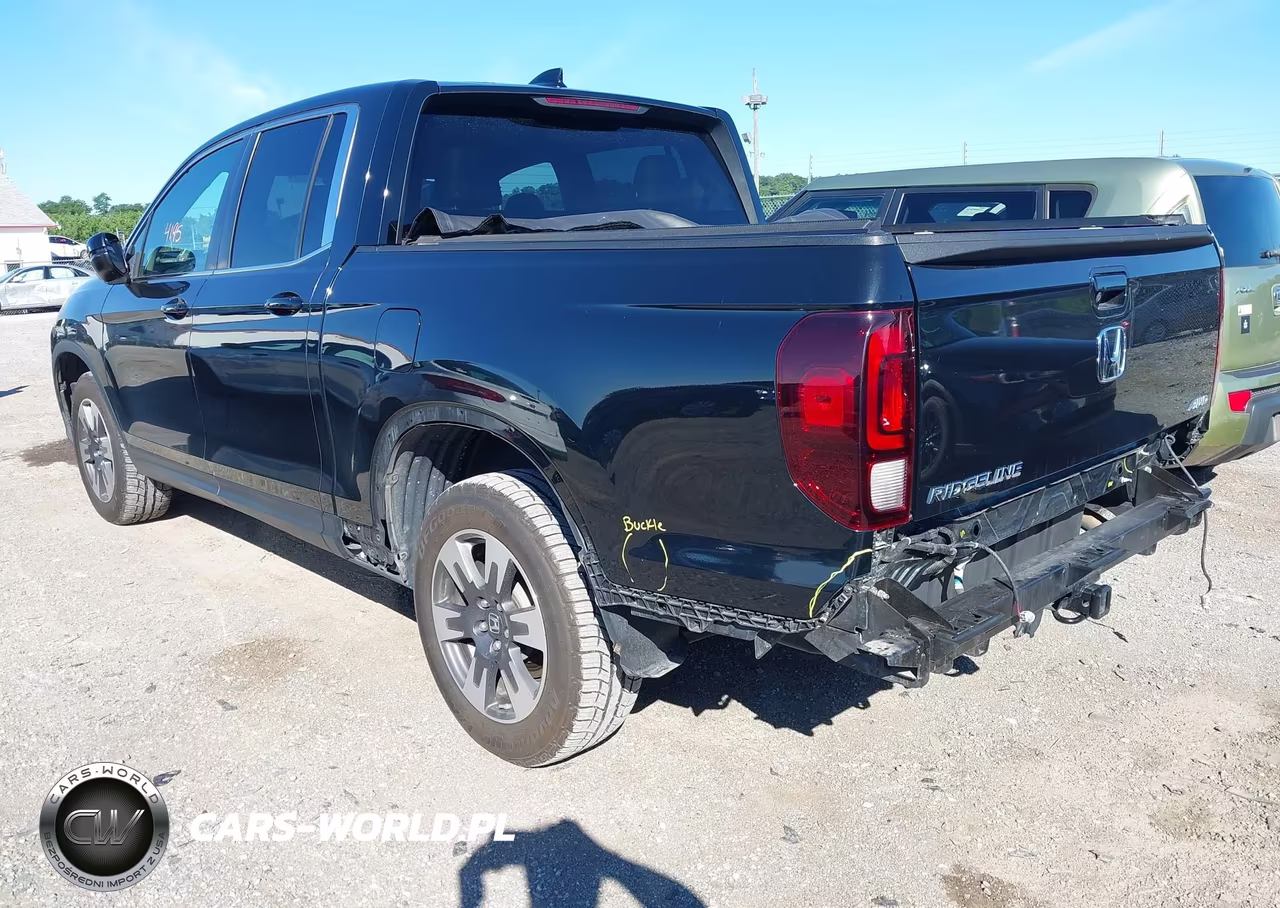 2017 Honda Ridgeline Rtl-T VIN:5FPYK3F62HB019650 - 3