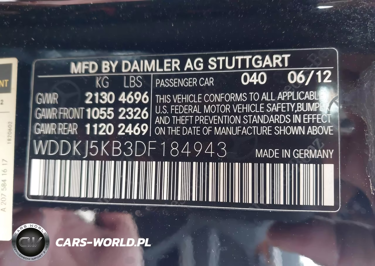 2013 Mercedes-Benz E 350 VIN:WDDKJ5KB3DF184943 - 9