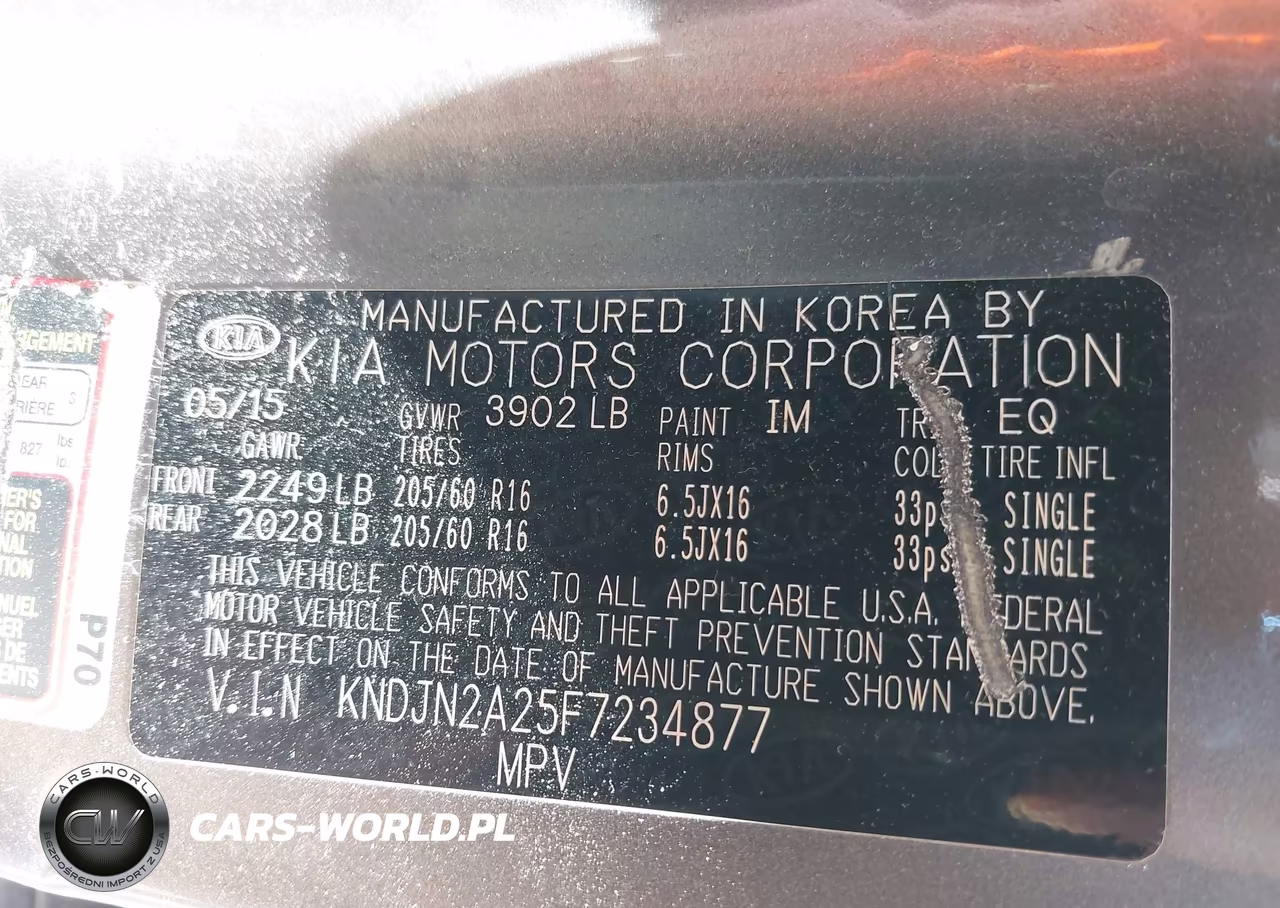 2015 Kia Soul VIN:KNDJN2A25F7234877 - 9
