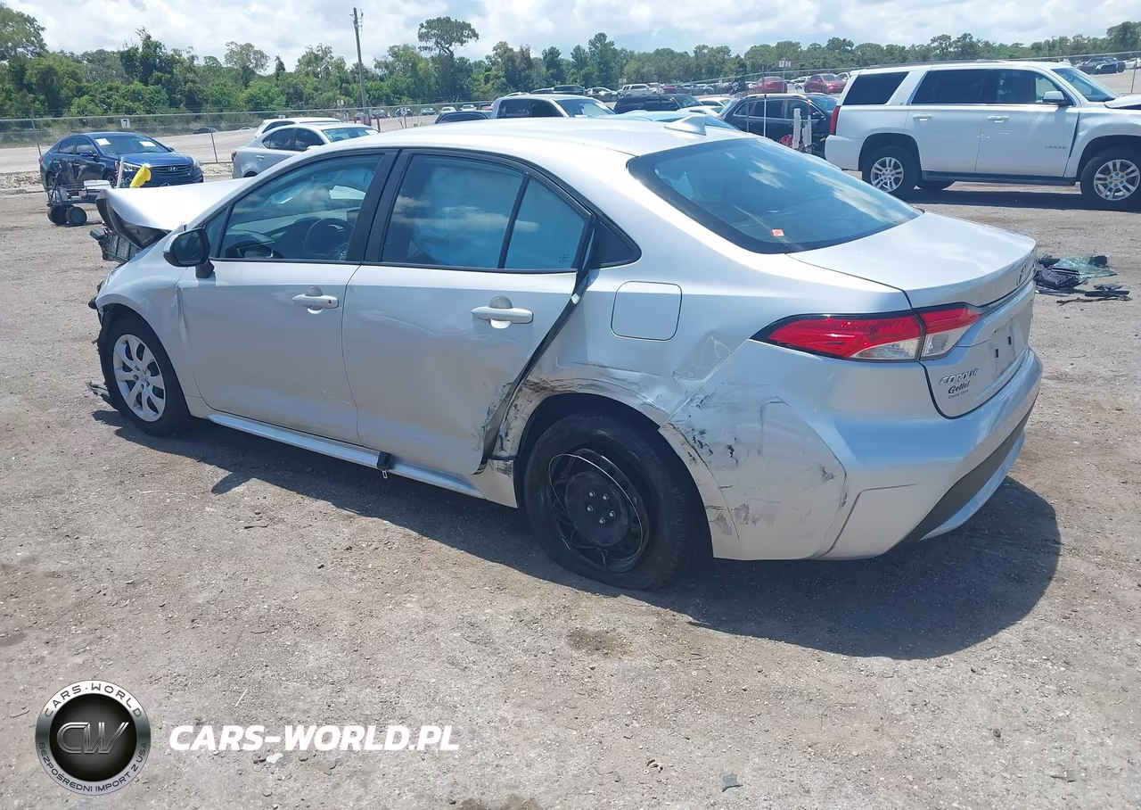 2022 Toyota Corolla Le VIN:5YFEPMAE0NP369747 - 3