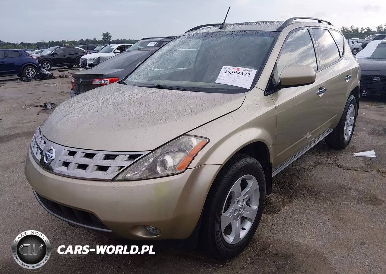 2005 Nissan Murano Sl VIN:JN8AZ08T85W331460 - 2