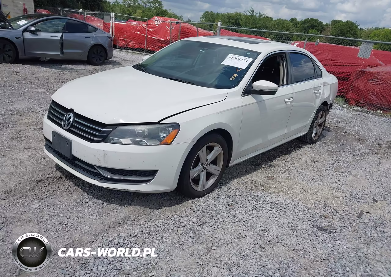2013 Volkswagen Passat 2.5L Se VIN:1VWBP7A33DC113691 - 2