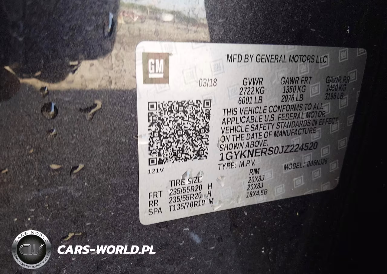 2018 Cadillac Xt5 Premium Luxury VIN:1GYKNERS0JZ224520 - 9