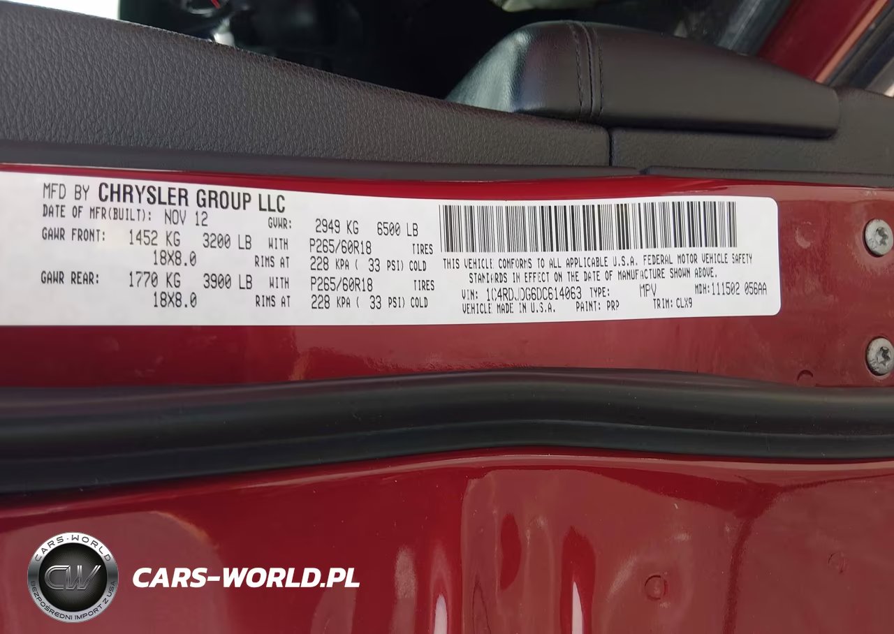 2013 Dodge Durango Crew VIN:1C4RDJDG6DC614063 - 9