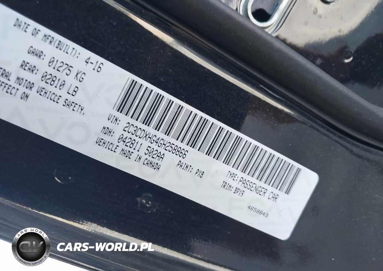 2016 Dodge Charger Sxt VIN:2C3CDXHG4GH258866 - 9