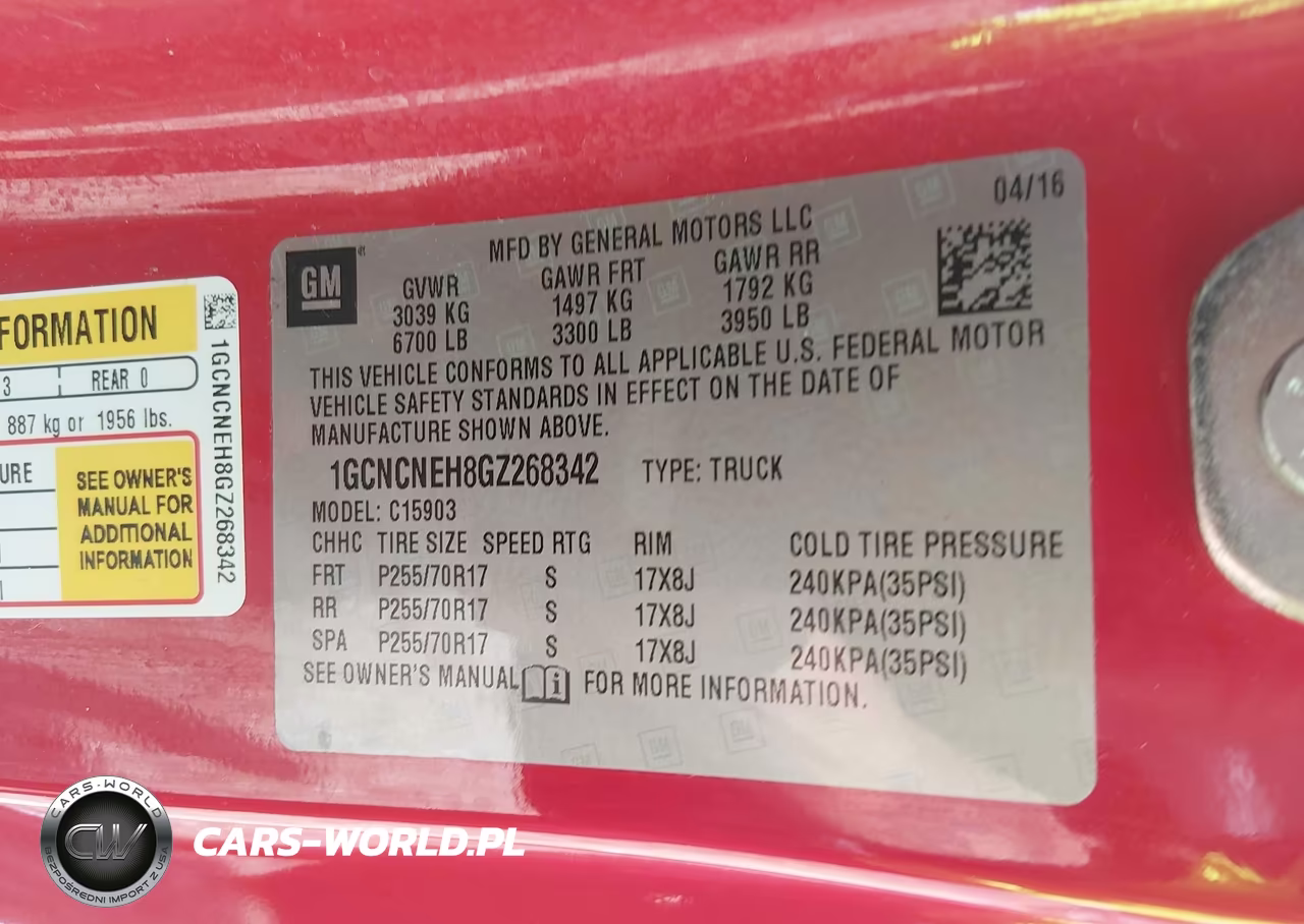 2016 Chevrolet Silverado 1500 Work Truck VIN:1GCNCNEH8GZ268342 - 9
