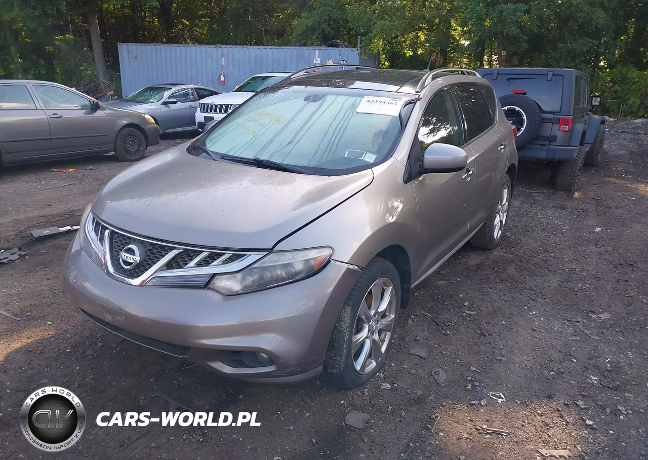 2012 Nissan Murano Le VIN:JN8AZ1MW6CW212468 - 2