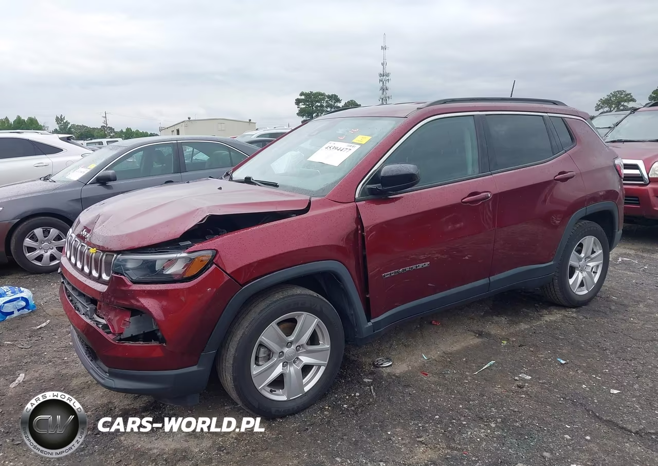 2022 Jeep Compass Latitude Fwd VIN:3C4NJCBB1NT156318 - 2