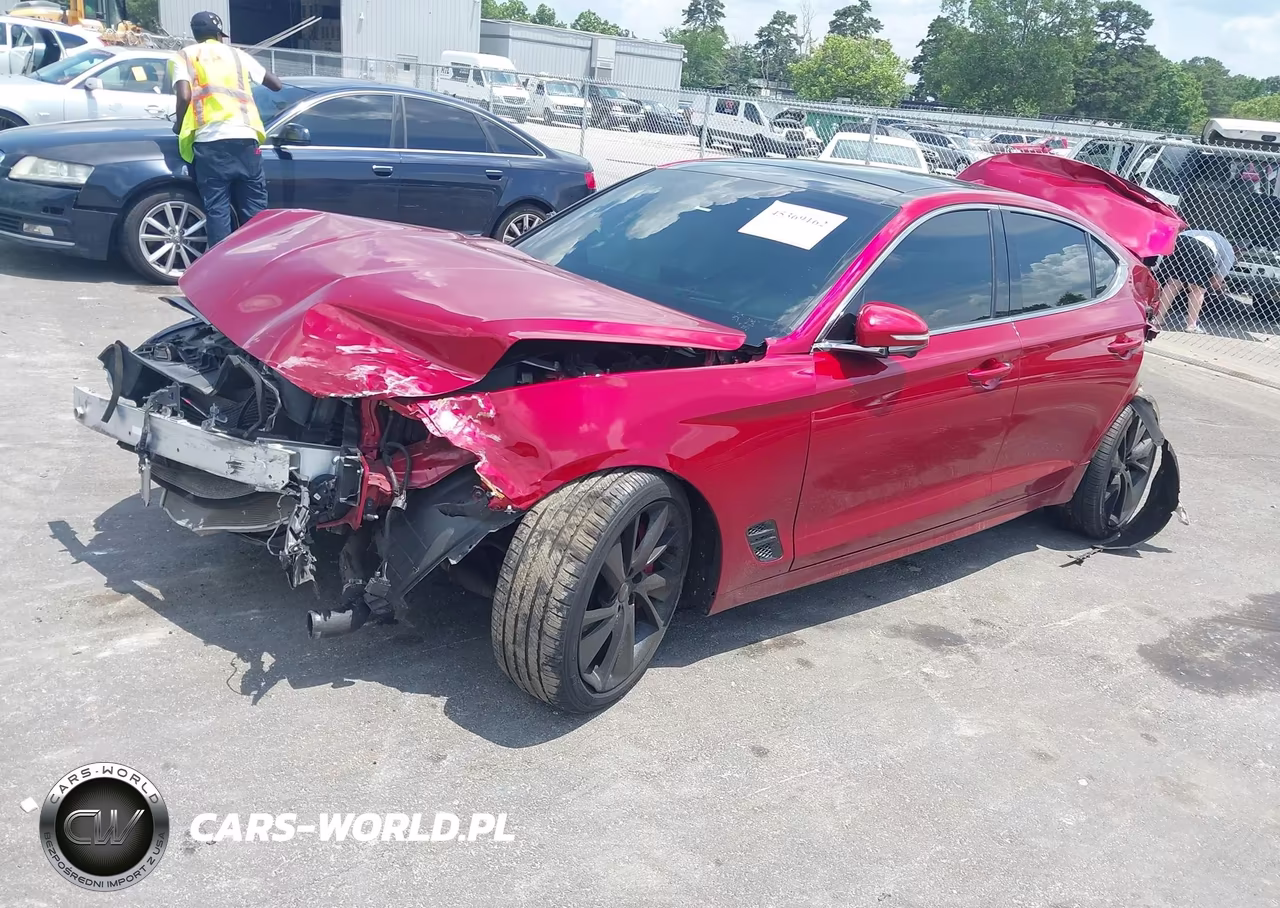 2022 Genesis G70 3.3T Rwd VIN:KMTG54TE4NU083352 - 2