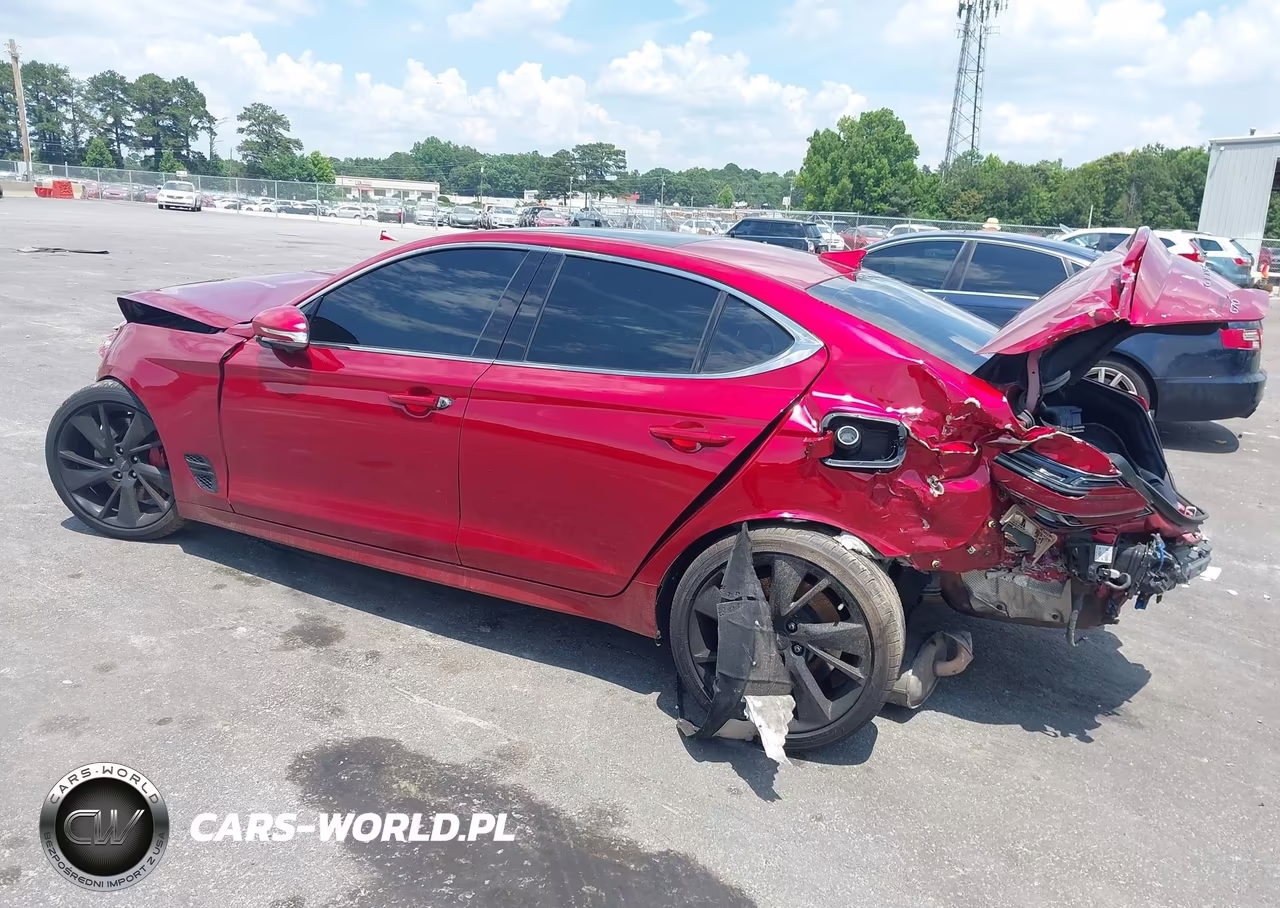 2022 Genesis G70 3.3T Rwd VIN:KMTG54TE4NU083352 - 3