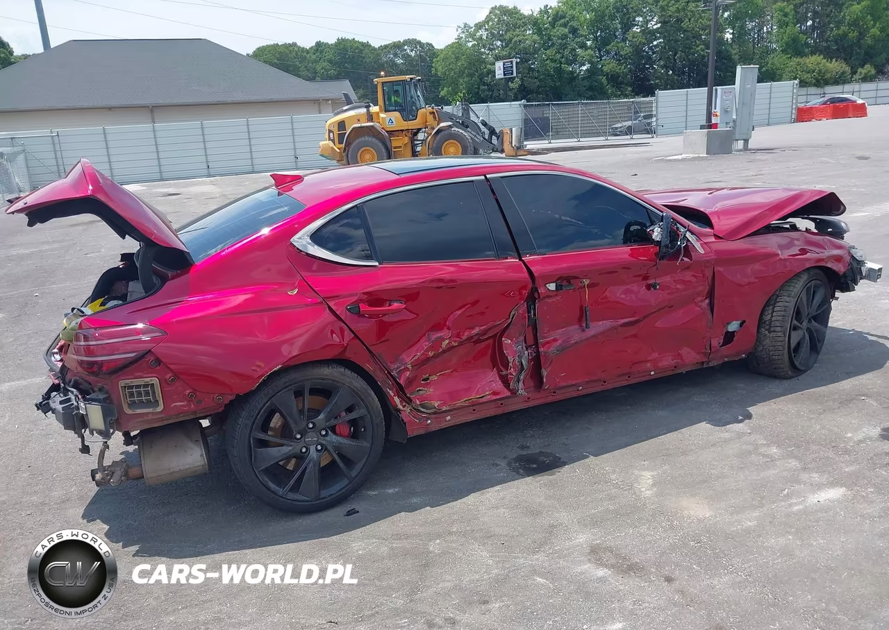 2022 Genesis G70 3.3T Rwd VIN:KMTG54TE4NU083352 - 4