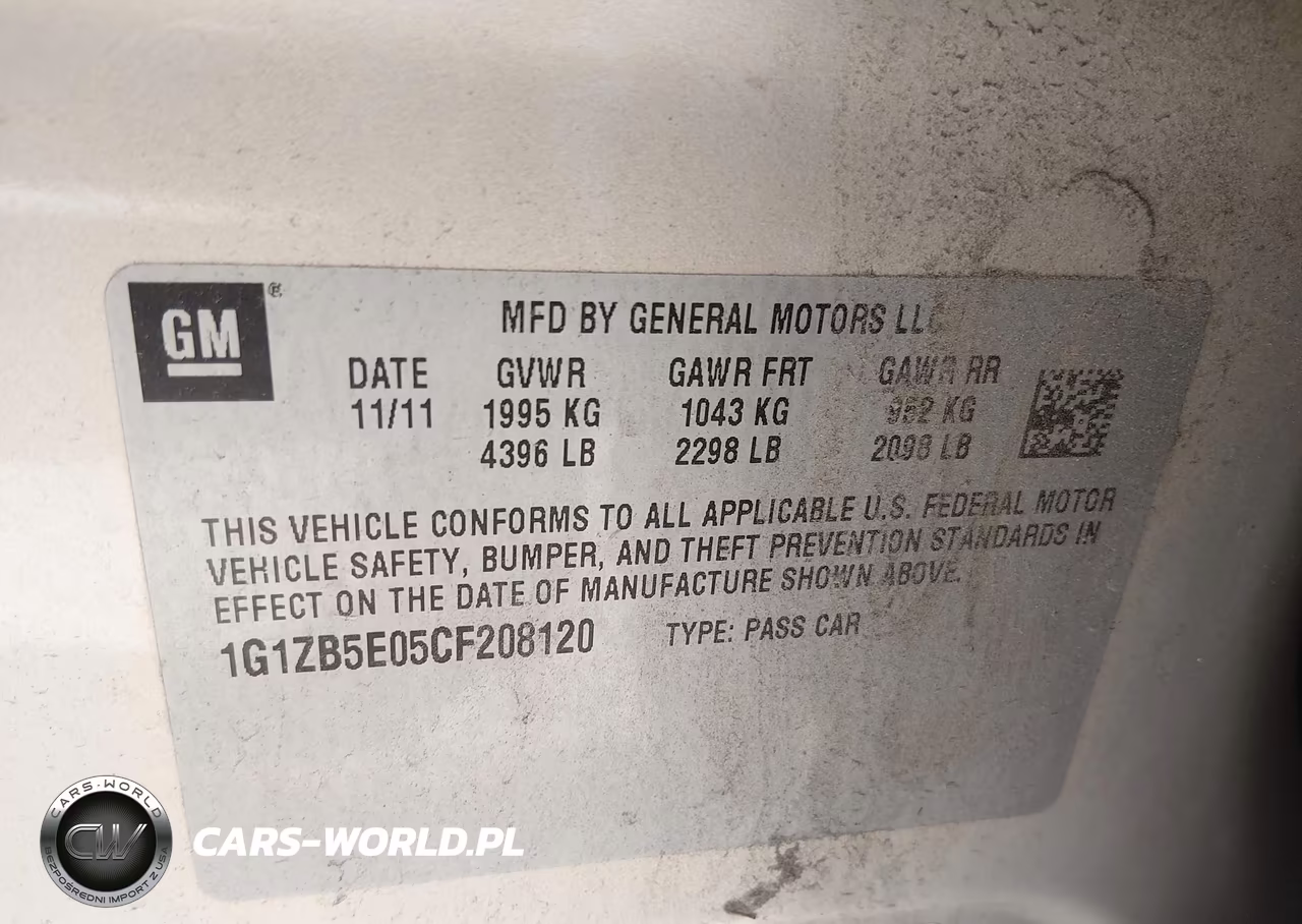 2012 Chevrolet Malibu Ls VIN:1G1ZB5E05CF208120 - 9