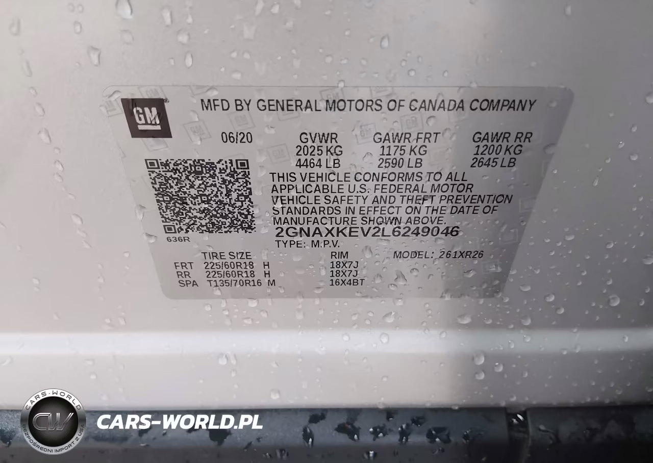 2020 Chevrolet Equinox Fwd Lt 1.5L Turbo VIN:2GNAXKEV2L6249046 - 9