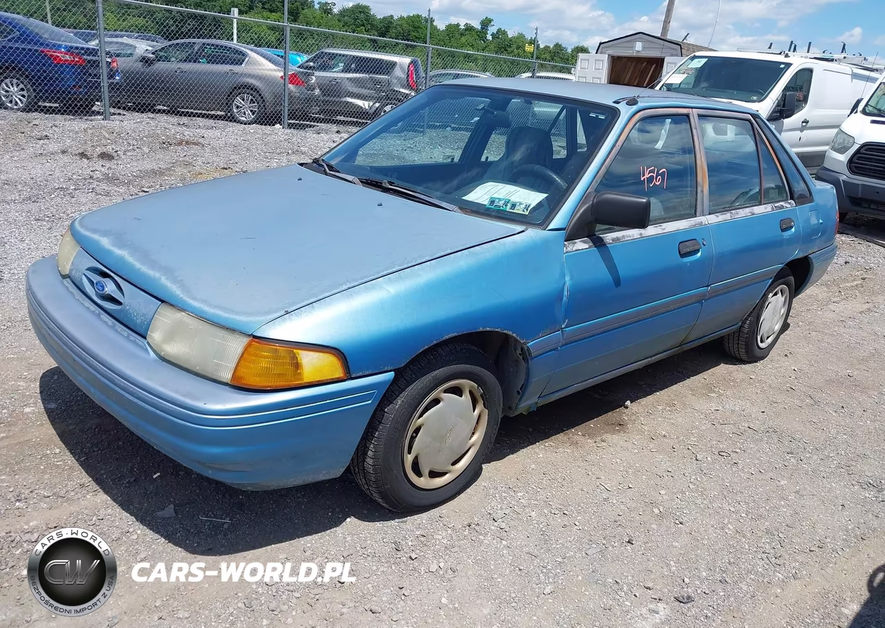 1993 Ford Escort Lx VIN:1FAPP14JXPW218088 - 2
