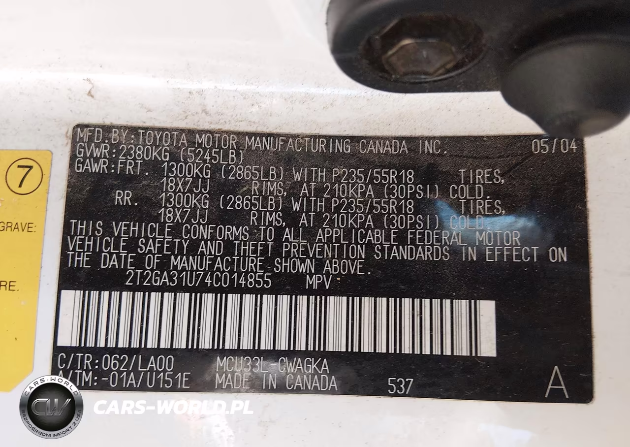 2004 Lexus Rx 330 VIN:2T2GA31U74C014855 - 9