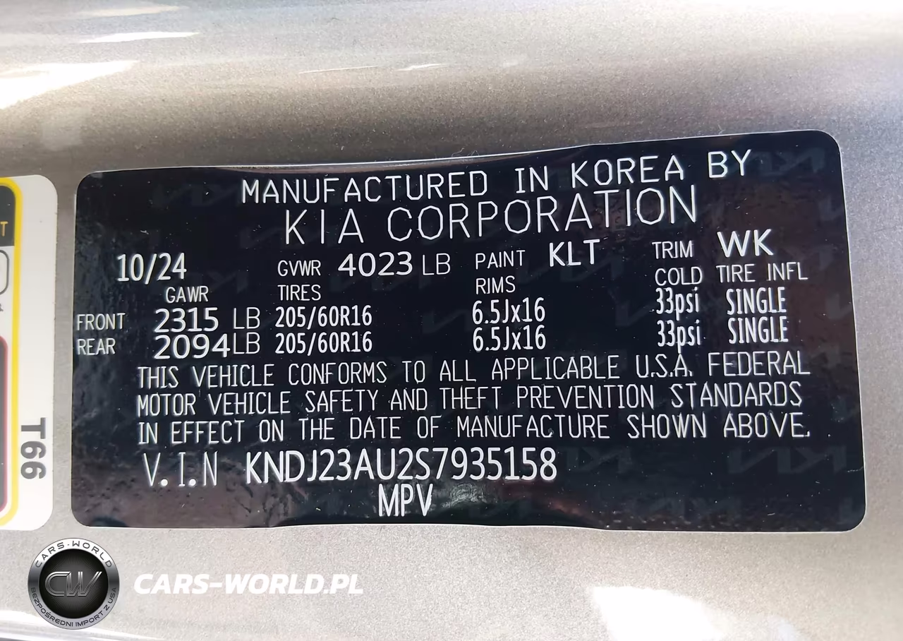 2025 Kia Soul Lx VIN:KNDJ23AU2S7935158 - 9