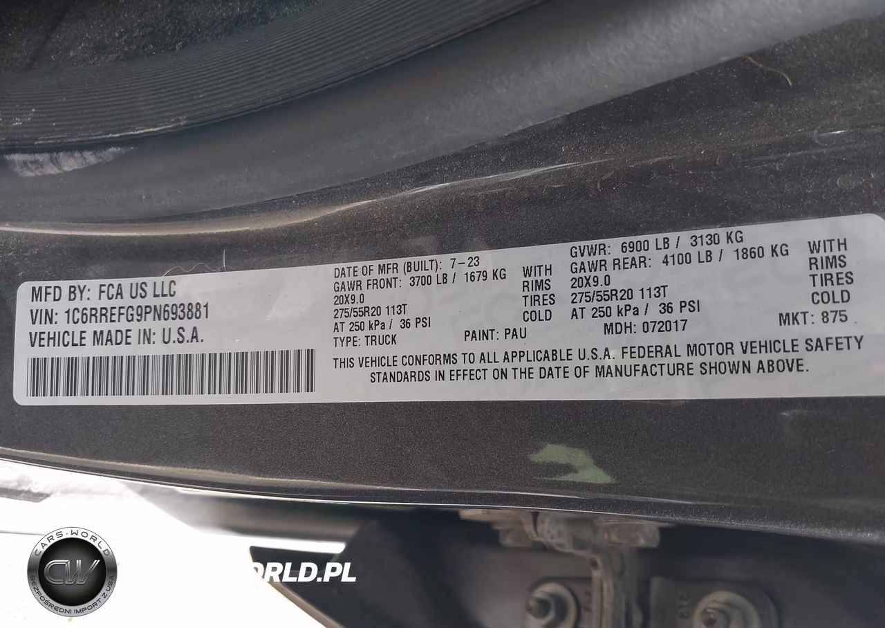 2023 Ram 1500 Lone Star 4X2 5'7 Box VIN:1C6RREFG9PN693881 - 9