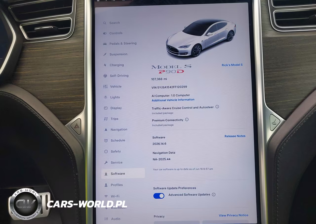 2015 Tesla Model S 85D-P85D VIN:5YJSA1E42FF120299 - 7